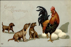 Easter Greetings Postcard