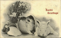 Easter Greetings Postcard