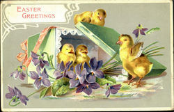 Easter Greetings Postcard