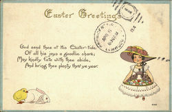 Easter Greetings Postcard