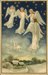 Loving Xmas Wishes Postcard