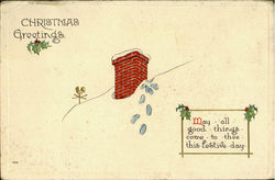 Christmas Greetings Postcard