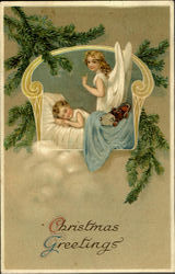 Christmas Greetings Postcard