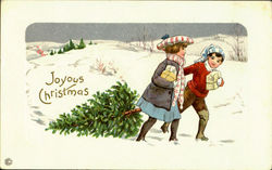 Joyous Christmas Postcard