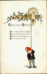 Christmas Greetings Postcard