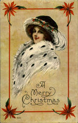 A Merry Christmas Postcard Postcard