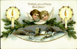 To Wish You A Happy New Year Postcard