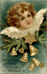 With Christmas Greetings Postcard