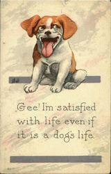 It is a Dogs Life Postcard