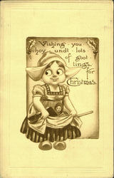 Dutch Girl Postcard