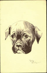 Portrait of a Dog Dogs Postcard Postcard