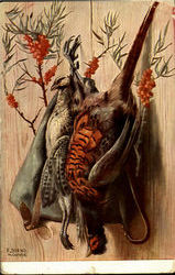 Game Birds Postcard