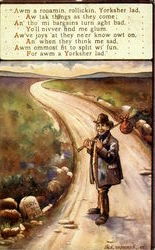 A Yorshire Lad Postcard