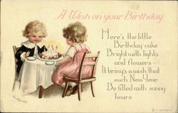 A Wish On Your Birthday Postcard Postcard