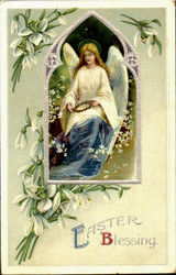 Easter Blessing Postcard