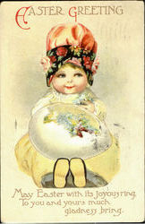 Easter Greeting Postcard