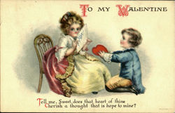 To My Valentine Postcard