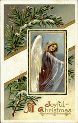 A Joyful Christmas Angels Postcard Postcard