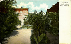 Court Yard, French Quarter New Orleans, LA Postcard Postcard