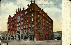 Savery Hotel Des Moines, IA Postcard Postcard