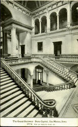 The Grand Stairway State Capitol Postcard