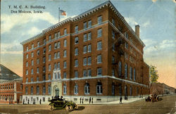 Y.M.C.A. Building Des Moines, IA Postcard Postcard