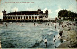 Gordon Park Beach Cleveland, OH Postcard Postcard