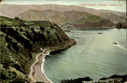 Pebble Beach Santa Catalina Island, CA Postcard Postcard