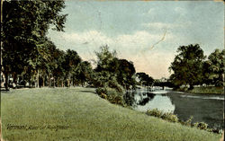 River At Montpelier Postcard