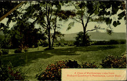 A View Of Mahkeenac Lake Postcard