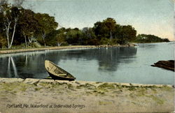 Waterfront At Underwood Springs Portland, ME Postcard Postcard