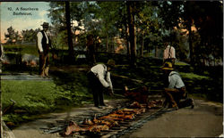 A Southern Barbecue Postcard