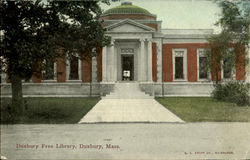 Duxbury Free Library Massachusetts Postcard Postcard