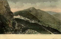 Approach To Summit House Postcard