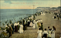 Scene Along The Board Walk Postcard