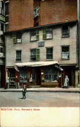 Paul Revere's Home Boston, MA Postcard Postcard