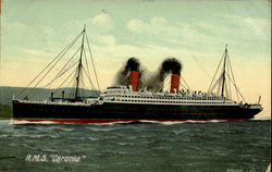 Cunard R.M.S. Caronia Boats, Ships Postcard Postcard