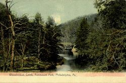 Wissahickon Creek, Fairmount Park Philadelphia, PA Postcard Postcard