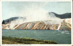 Excelsior Geyser, Yellowstone Park Wyoming Yellowstone National Park Postcard Postcard