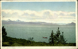 Yellowstone Lake, Yellowstone Park Postcard