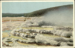 Crater Of Old Faithful, Yellowstone Park Postcard