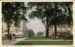 West Street From Park Postcard