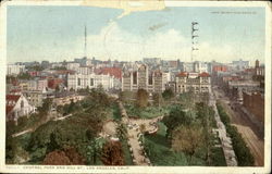 Central Park And Hill St Los Angeles, CA Postcard Postcard