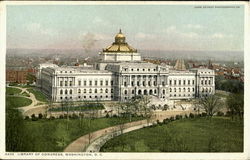 Library Of Congress Postcard