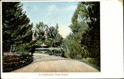 A California Park Scene Scenic, CA Postcard Postcard