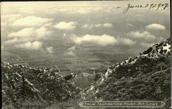 Inspiration Point Mt. Lowe Postcard