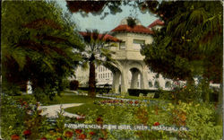 A January Scene At The Hotel Green Postcard