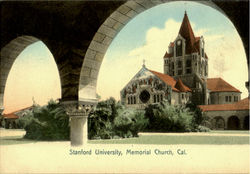 Memorial Church, Stanford University Postcard