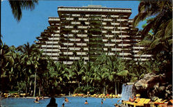 Swimming Pool At The Acapulco Princess Hotel Postcard