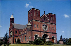 St. Vincent Arch Abbey Church, St. Vencent College Latrobe, PA Postcard Postcard